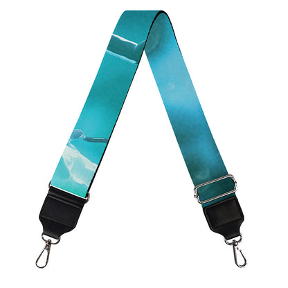 Blue Neurons In The Brain Print Bag Strap