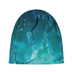 Blue Neurons In The Brain Print Beanie