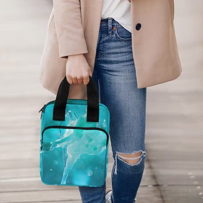 Blue Neurons In The Brain Print Bible Tote Bag