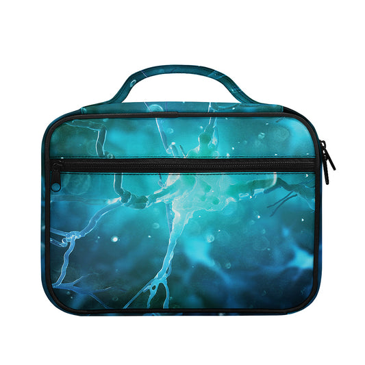 Blue Neurons In The Brain Print Briefcase Bible Bag