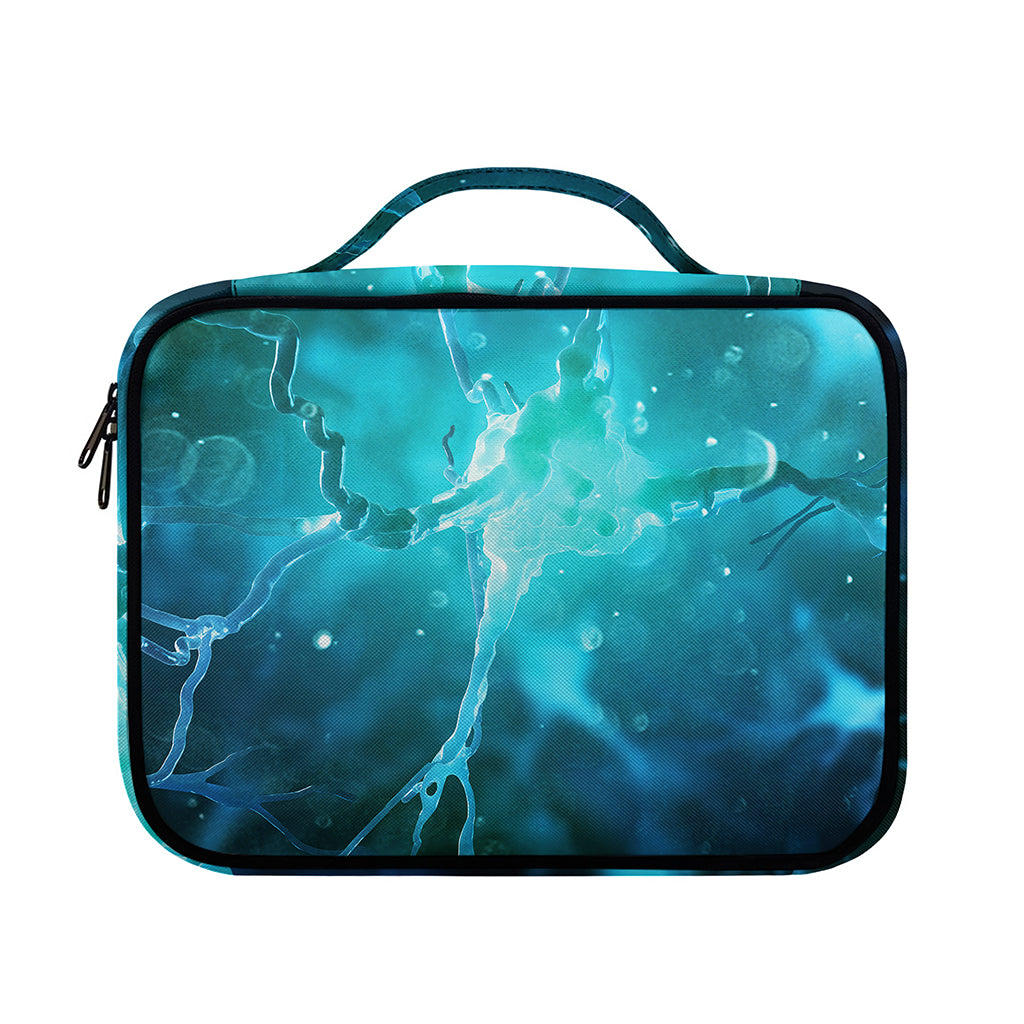 Blue Neurons In The Brain Print Briefcase Bible Bag