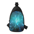 Blue Neurons In The Brain Print Sling Bag