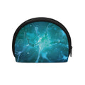 Blue Neurons In The Brain Print Coin Purse