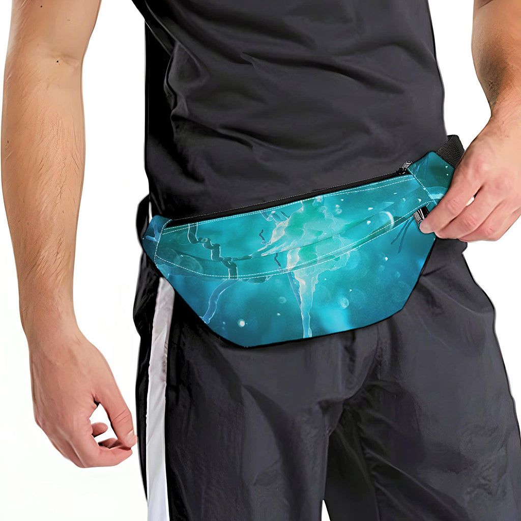 Blue Neurons In The Brain Print Fanny Pack