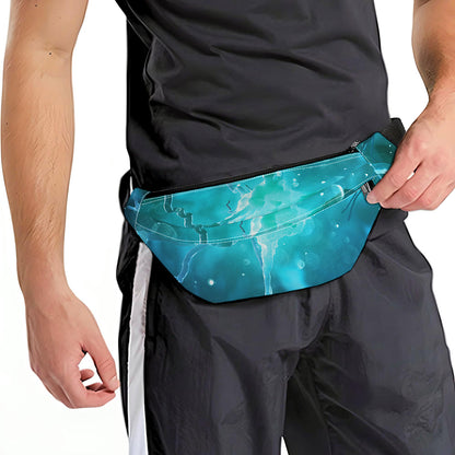 Blue Neurons In The Brain Print Fanny Pack