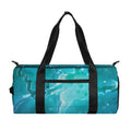 Blue Neurons In The Brain Print Gym Bag
