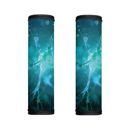 Blue Neurons In The Brain Print Handle Covers