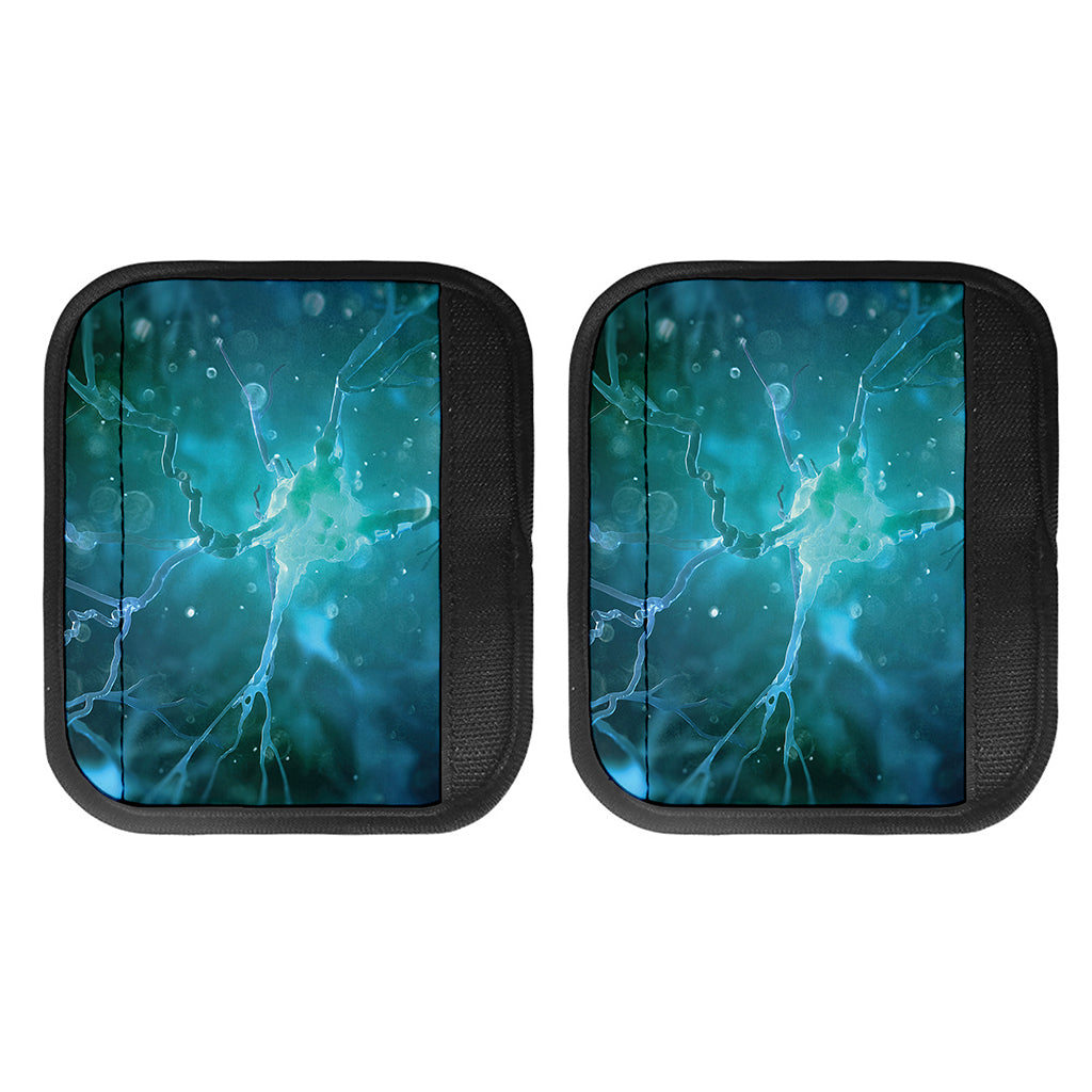 Blue Neurons In The Brain Print Handle Covers