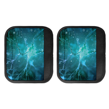 Blue Neurons In The Brain Print Handle Covers