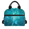 Blue Neurons In The Brain Print Insulated Lunch Bag
