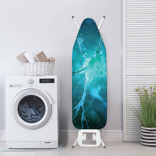 Blue Neurons In The Brain Print Ironing Board Cover