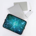 Blue Neurons In The Brain Print Laptop Sleeve