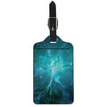 Blue Neurons In The Brain Print Luggage Tag