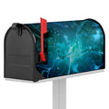Blue Neurons In The Brain Print Mailbox Cover