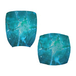 Blue Neurons In The Brain Print Office Chair Cover
