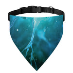 Blue Neurons In The Brain Print Over The Collar Dog Bandana