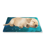 Blue Neurons In The Brain Print Pet Cooling Mat Cover
