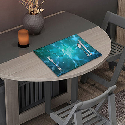 Blue Neurons In The Brain Print Placemat