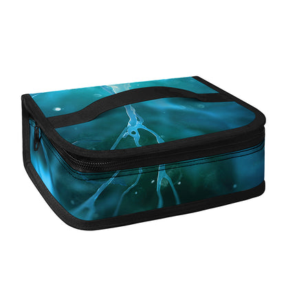 Blue Neurons In The Brain Print Small Lunch Bag