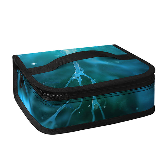Blue Neurons In The Brain Print Small Lunch Bag