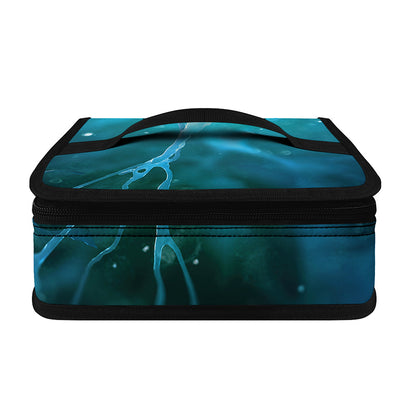 Blue Neurons In The Brain Print Small Lunch Bag