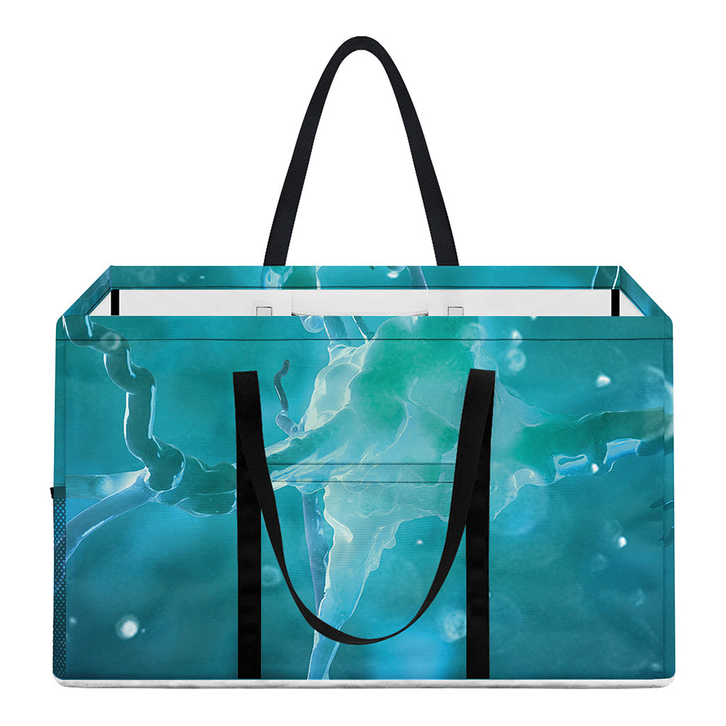 Blue Neurons In The Brain Print Utility Tote Bag