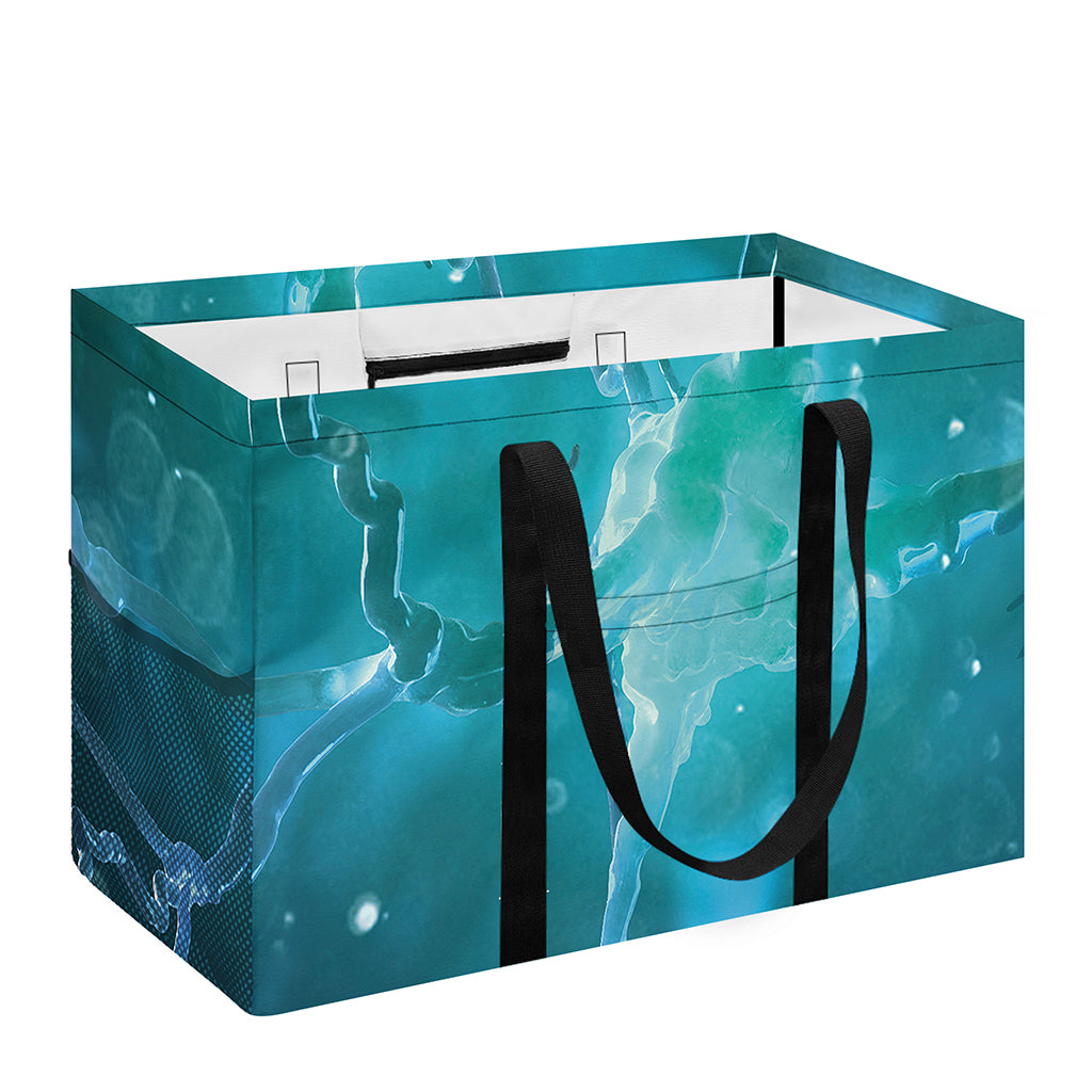 Blue Neurons In The Brain Print Utility Tote Bag