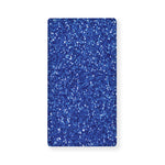 Blue (NOT Real) Glitter Print Baby Crib Sheet