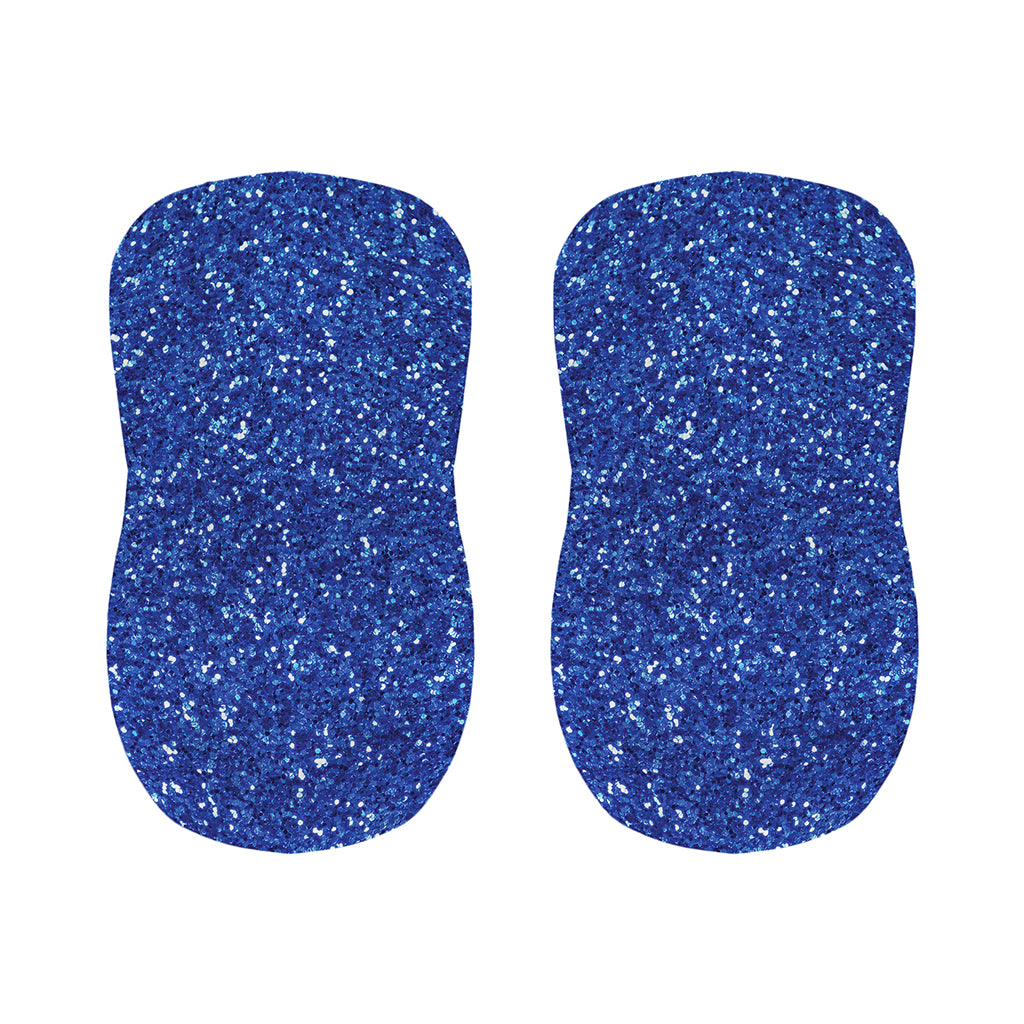 Blue (NOT Real) Glitter Print Bar Stool Covers