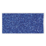 Blue (NOT Real) Glitter Print Beach Towel