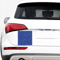 Blue (NOT Real) Glitter Print Car Sticker