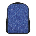 Blue (NOT Real) Glitter Print Casual Backpack