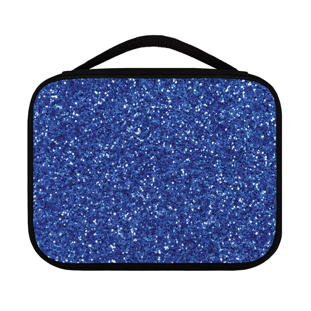 Blue (NOT Real) Glitter Print Classic Bible Case