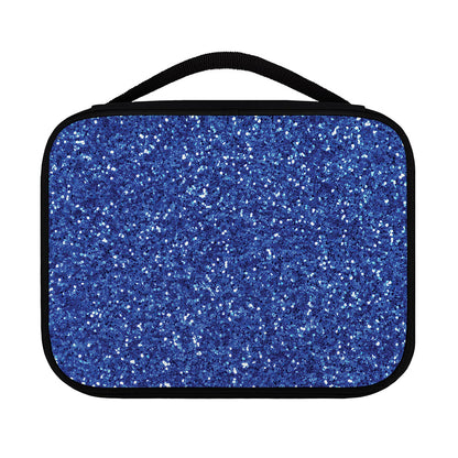 Blue (NOT Real) Glitter Print Classic Bible Case