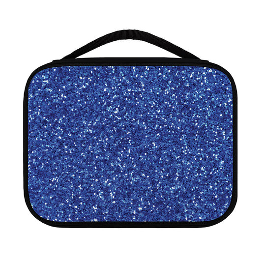 Blue (NOT Real) Glitter Print Classic Bible Case