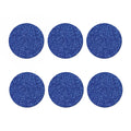 Blue (NOT Real) Glitter Print Coaster Set