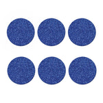 Blue (NOT Real) Glitter Print Coaster Set
