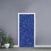 Blue (NOT Real) Glitter Print Door Sticker