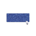 Blue (NOT Real) Glitter Print Extended Mouse Pad