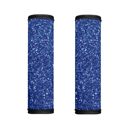 Blue (NOT Real) Glitter Print Handle Covers