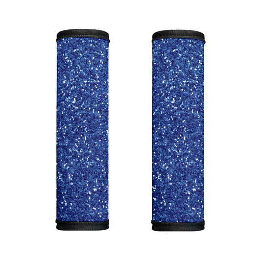 Blue (NOT Real) Glitter Print Handle Covers