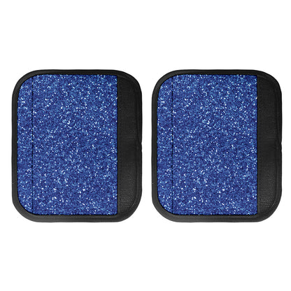 Blue (NOT Real) Glitter Print Handle Covers