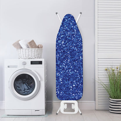Blue (NOT Real) Glitter Print Ironing Board Cover