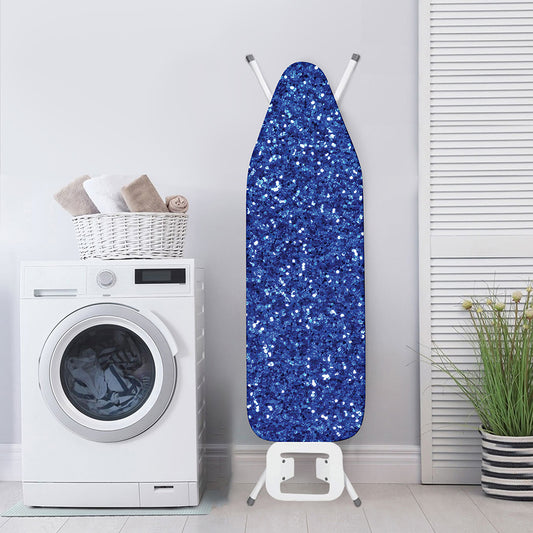 Blue (NOT Real) Glitter Print Ironing Board Cover