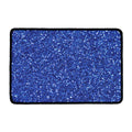Blue (NOT Real) Glitter Print Kitchen Mat