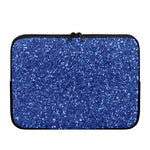 Blue (NOT Real) Glitter Print Laptop Sleeve