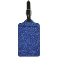 Blue (NOT Real) Glitter Print Luggage Tag