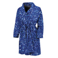 Blue (NOT Real) Glitter Print Men's Bathrobe