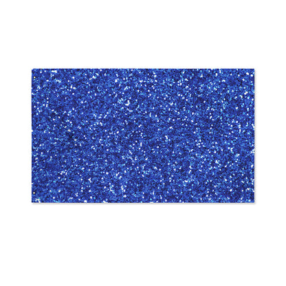 Blue (NOT Real) Glitter Print Polyester Flag
