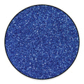 Blue (NOT Real) Glitter Print Round Floor Mat